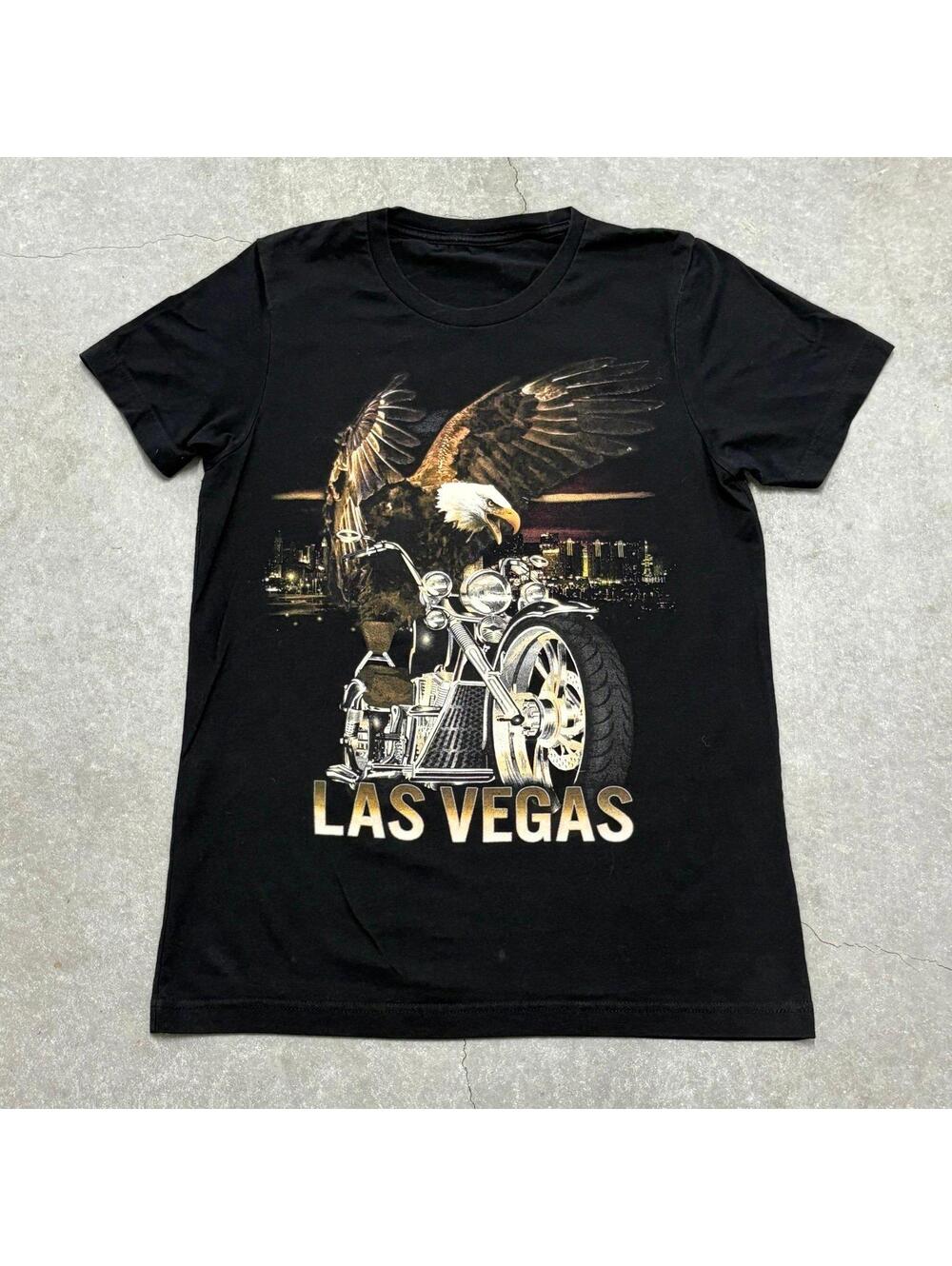 Las Vegas Motorcycle Eagle T Shirt